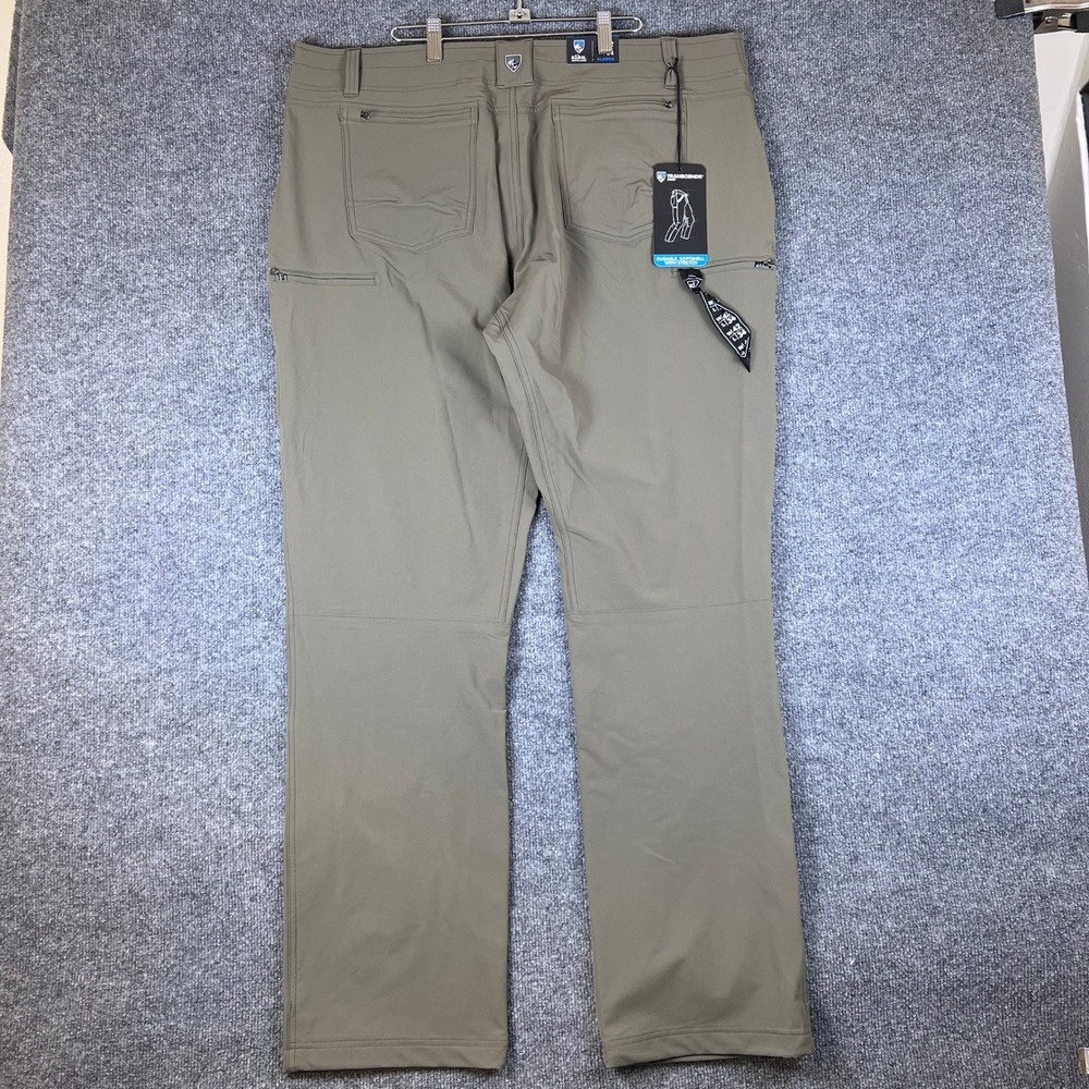 Kuhl Transcendr Pants Mens 42x34 Klassik Fit Softshell Hiking Pants Brown NWT - Picture 3 of 8
